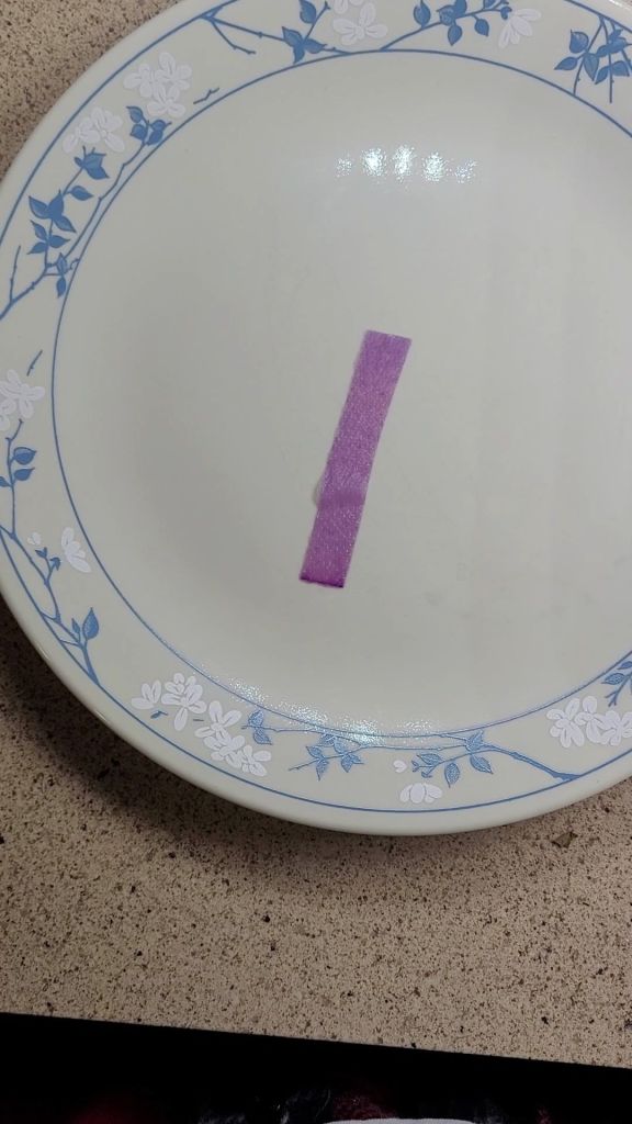 Paper towel has changed colors